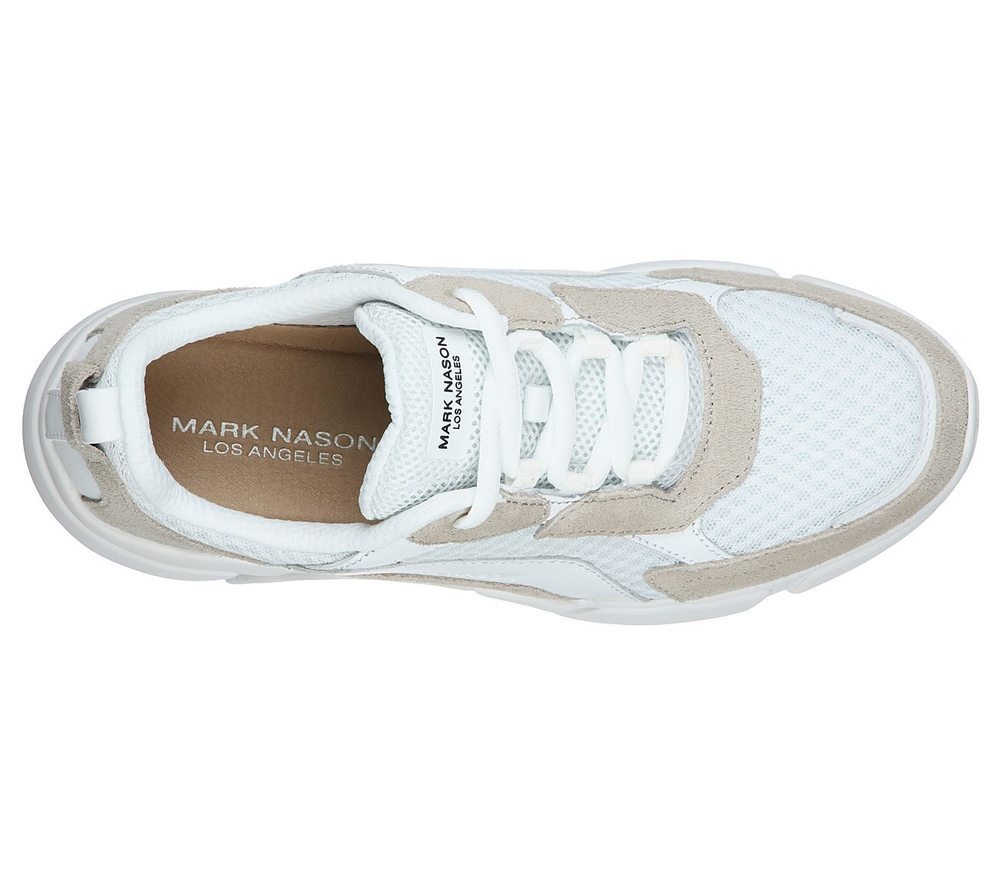 Skechers Παπούτσι Ανδρικό - Block - Trinity 68668-WTP White/Taupe - Image 4
