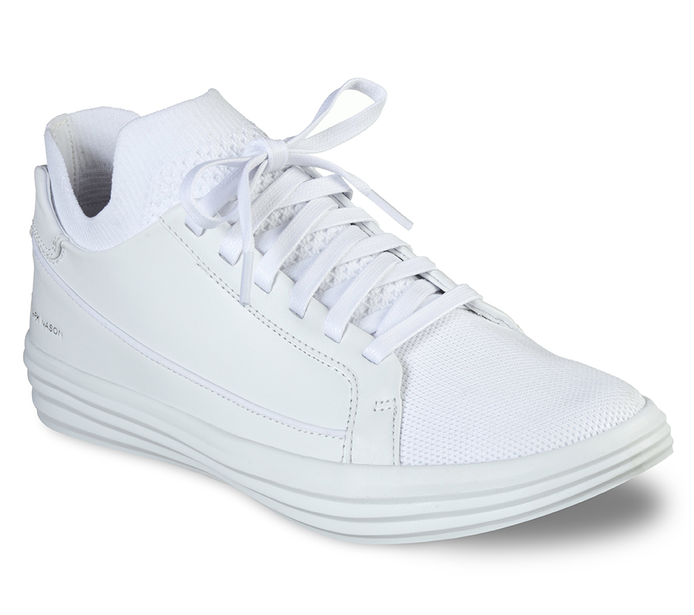 Skechers Παπούτσι Ανδρικό - Shogun - Down Time 68671-WHT White