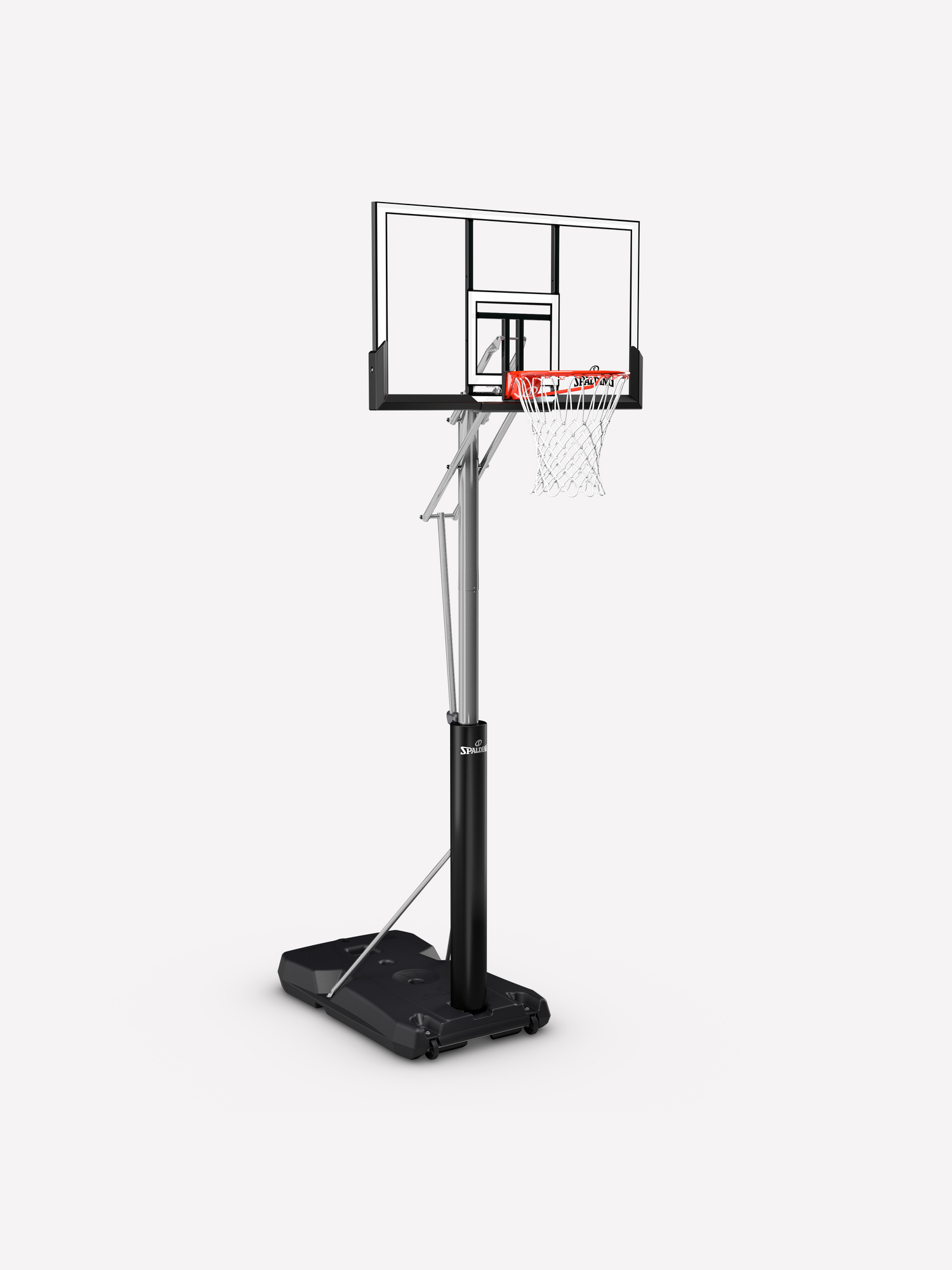 Spalding Μπασκέτα - Silver PORTABLE 6A1761CN - Image 2