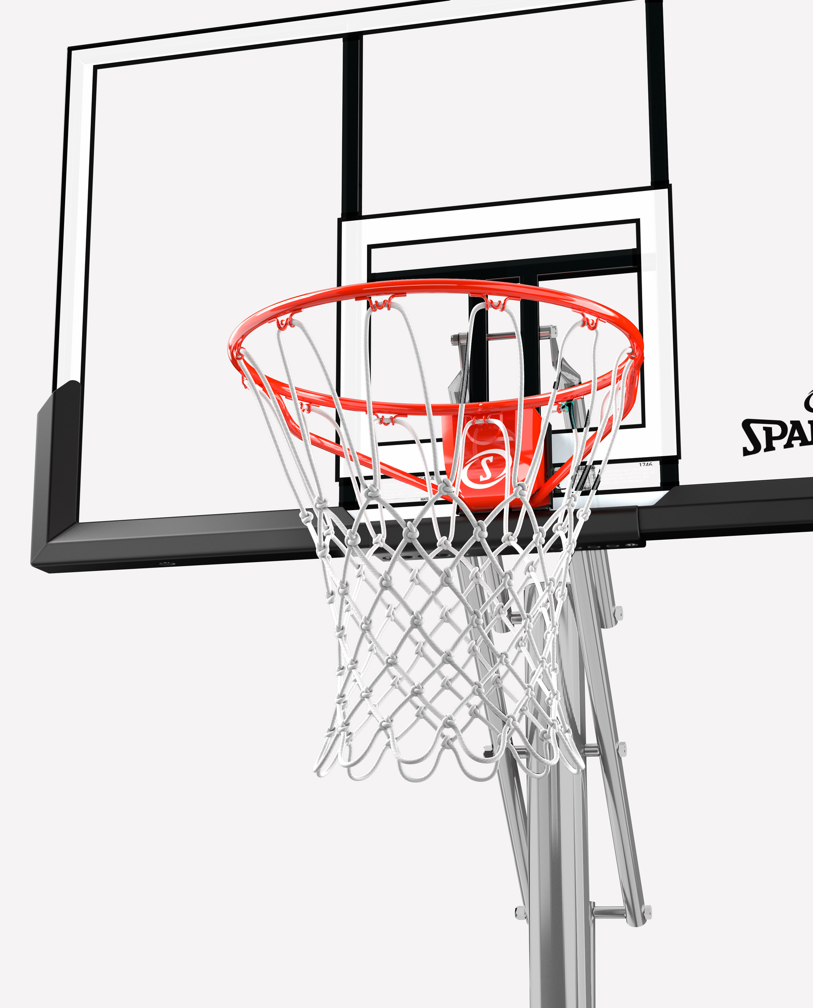 Spalding Μπασκέτα - Silver PORTABLE 6A1761CN - Image 3