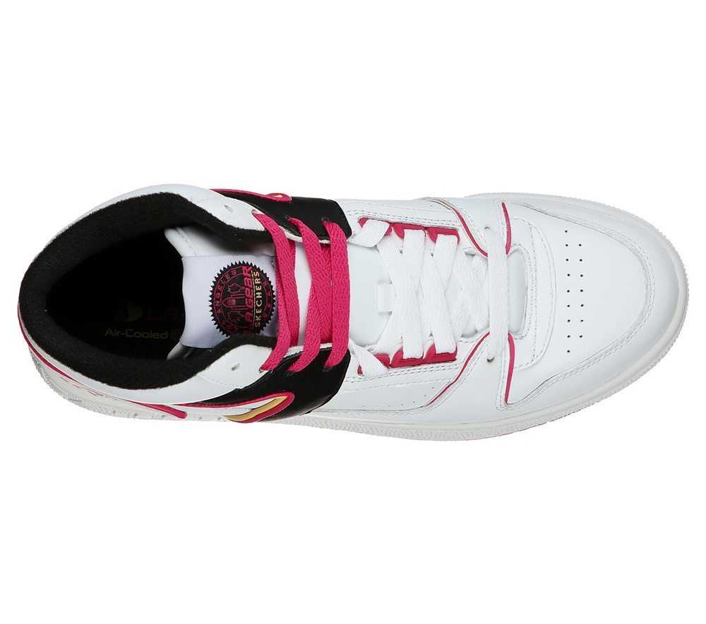 Skechers Μποτάκι Γυναικείο - L.A. Gear - Slammer 74312-WBHP White - Image 4