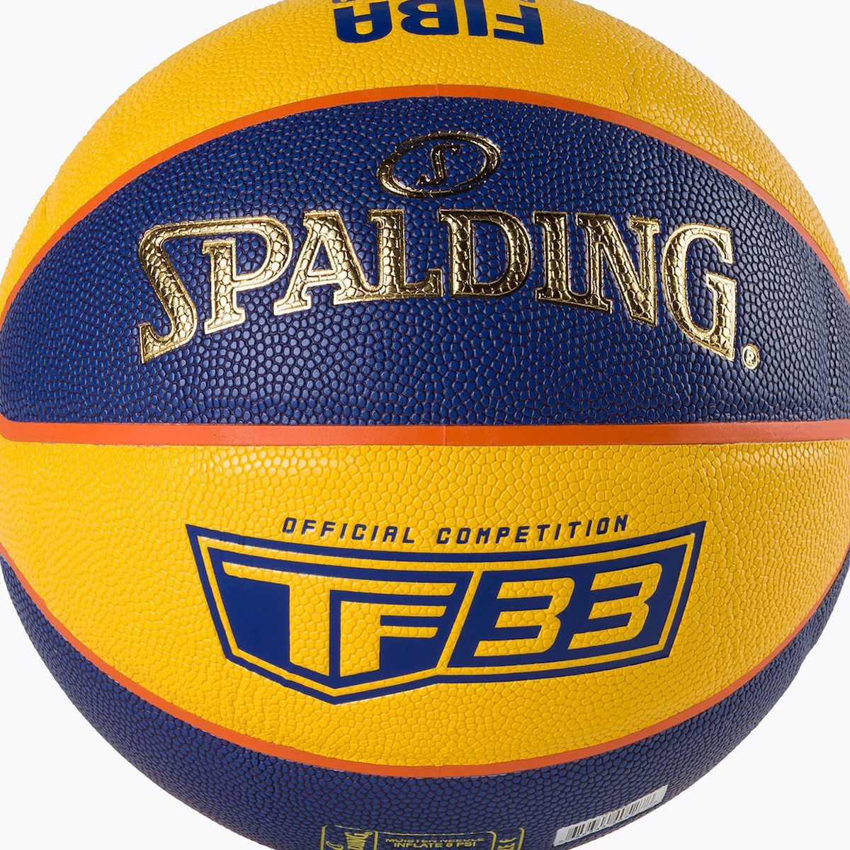 Spalding Μπάλα Μπάσκετ - TF-33 Size 6 - 76-862Z - Gold-Yellow/Blue - Image 2