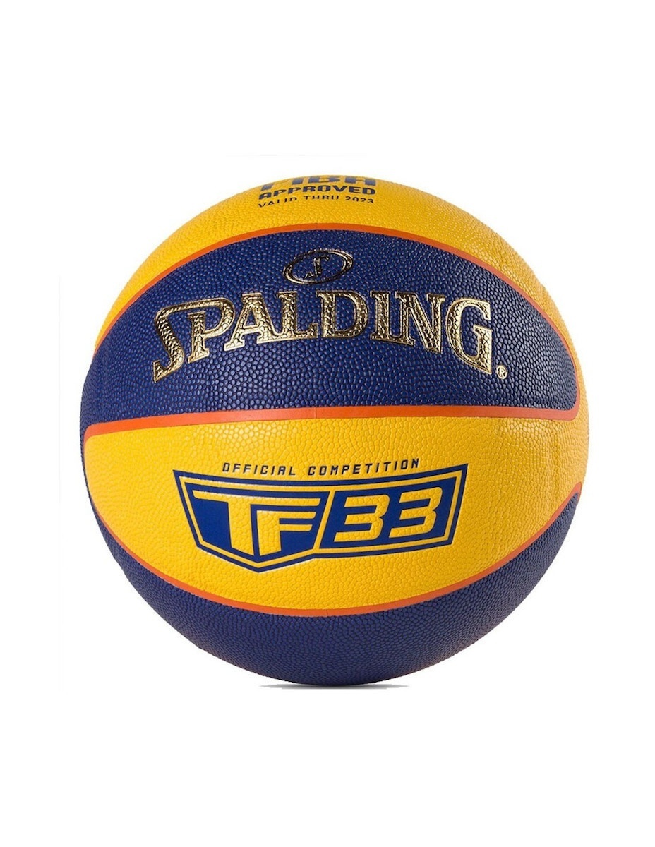 Spalding Μπάλα Μπάσκετ - TF-33 Size 6 - 76-862Z - Gold-Yellow/Blue - Image 4