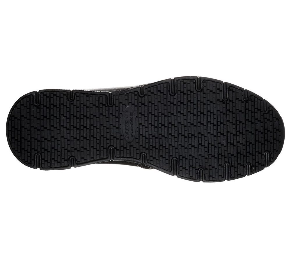 Skechers Παπούτσι Ανδρικό - Work Relaxed Fit: Nampa - Groton SR77157-BLK Black - Image 2