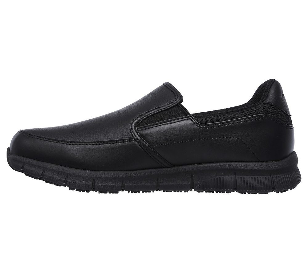 Skechers Παπούτσι Ανδρικό - Work Relaxed Fit: Nampa - Groton SR77157-BLK Black - Image 3