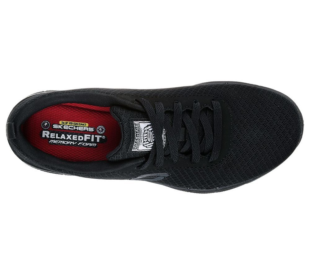 Skechers Παπούτσι Γυναικείο - Work Relaxed Fit: Ghenter - Bronaugh SR 77210-BLK Black - Image 3
