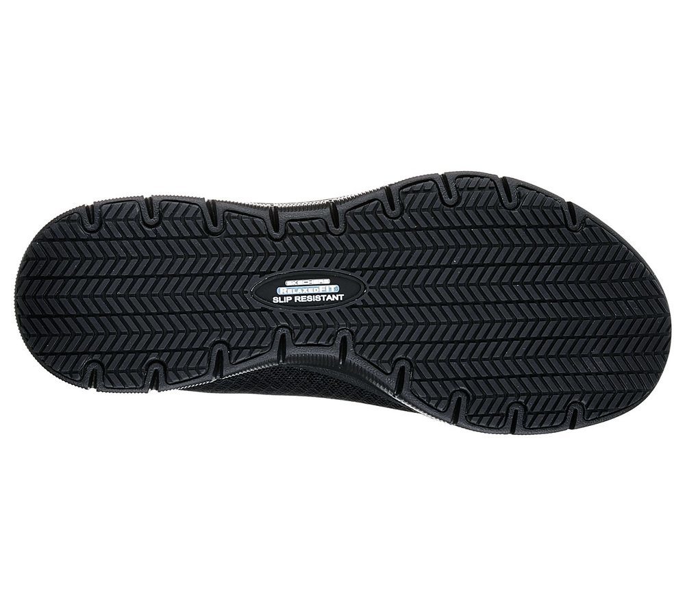 Skechers Παπούτσι Γυναικείο - Work Relaxed Fit: Ghenter - Bronaugh SR 77210-BLK Black - Image 4