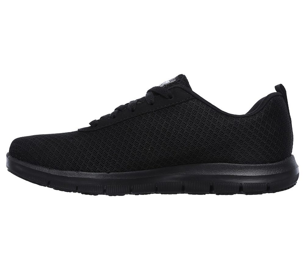 Skechers Παπούτσι Γυναικείο - Work Relaxed Fit: Ghenter - Bronaugh SR 77210-BLK Black - Image 2
