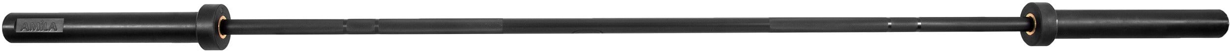 Amila Ολυμπιακή Μπάρα 203cm 15Kg 1000LBS 4 Ρουλεμάν Οξειδωμένη - 80039