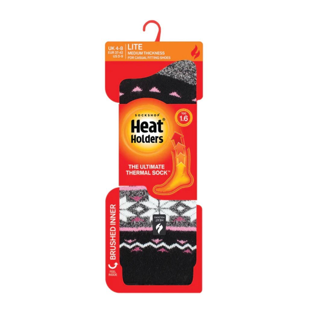Heat Holders Γυναικείες Κάλτσες - Lite Lima Fairisle - 80090-5794 - Black - Image 2