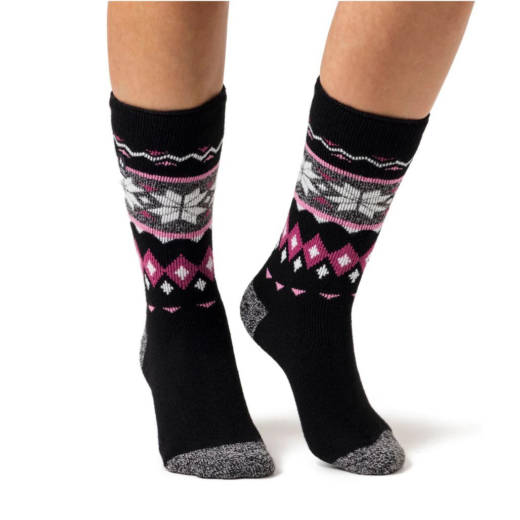 Heat Holders Γυναικείες Κάλτσες - Lite Lima Fairisle - 80090-5794 - Black - Image 3