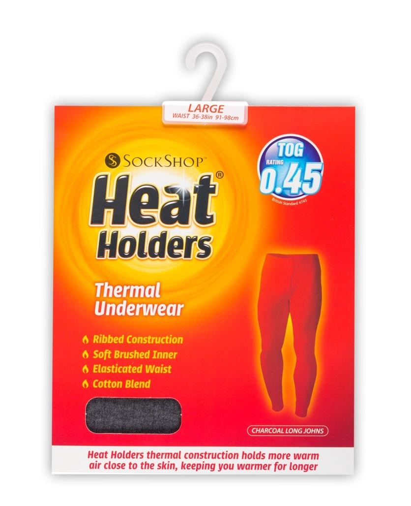 Heat Holders Ανδρικό Ισοθερμικό Παντελόνι - Mens Long Johns - Grey - 80109 - Image 2