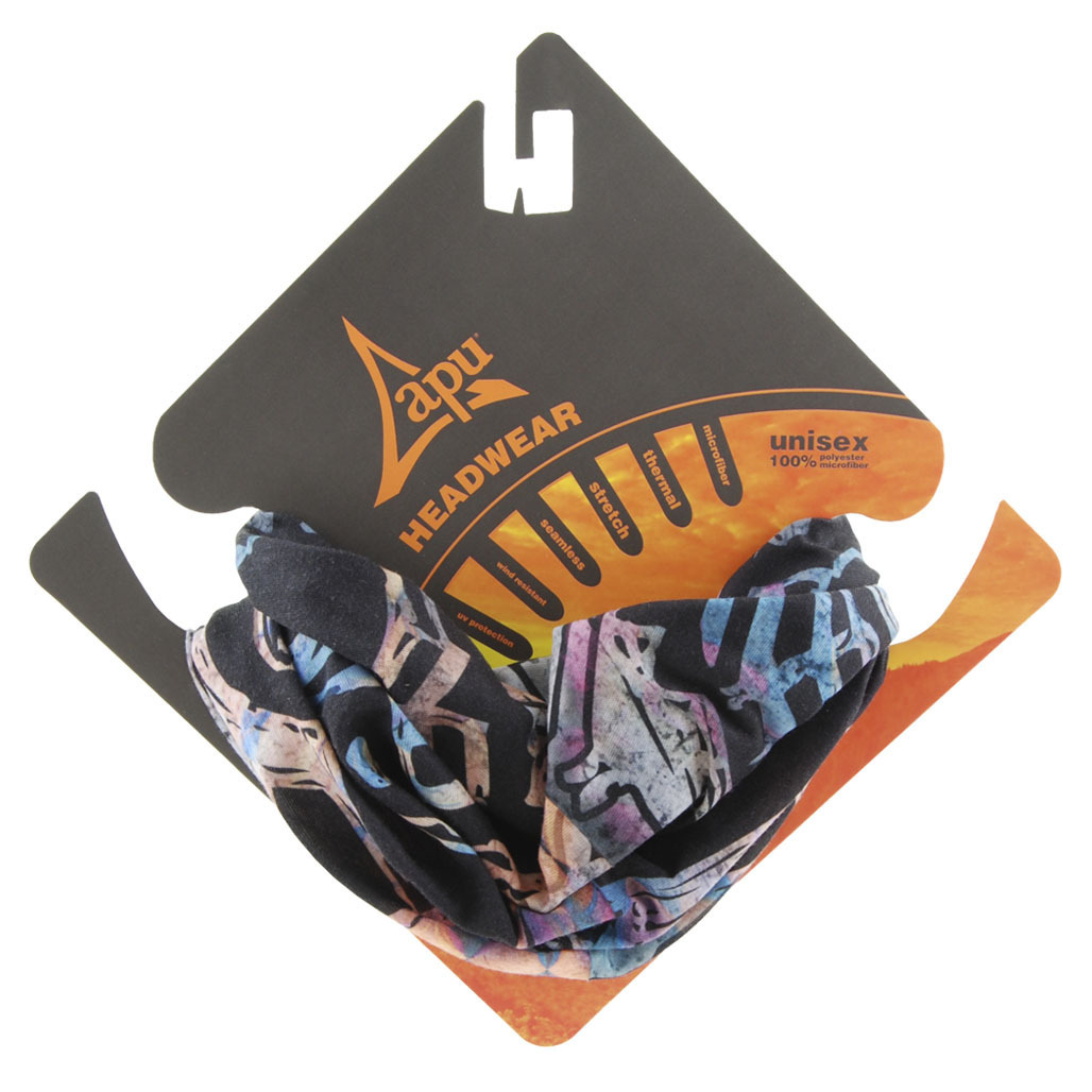 Apu Περιλαίμιο - Bandana - African Mask Coloure - 80517-AFRICANMASK - Image 2