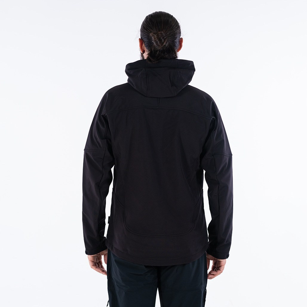Apu Ανδρικό Αδιάβροχο Αντιανεμικό Μπουφάν - Softshell Jacket Hima-a-laya II - 80535 - Black - Image 4