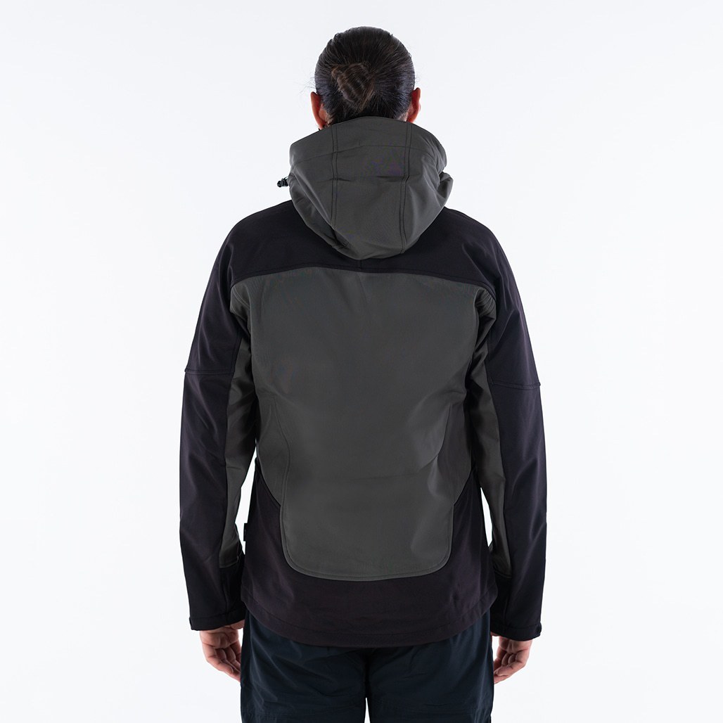Apu Ανδρικό Αδιάβροχο Αντιανεμικό Μπουφάν - Softshell Jacket Hima-a-laya II - 80535 - Khaki Black - Image 3