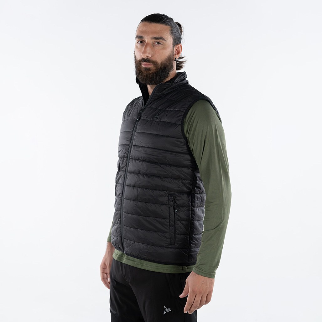 Apu Ανδρικό Αμάνικο Μπουφάν - Padded IDI - 80537 - Black - Image 4