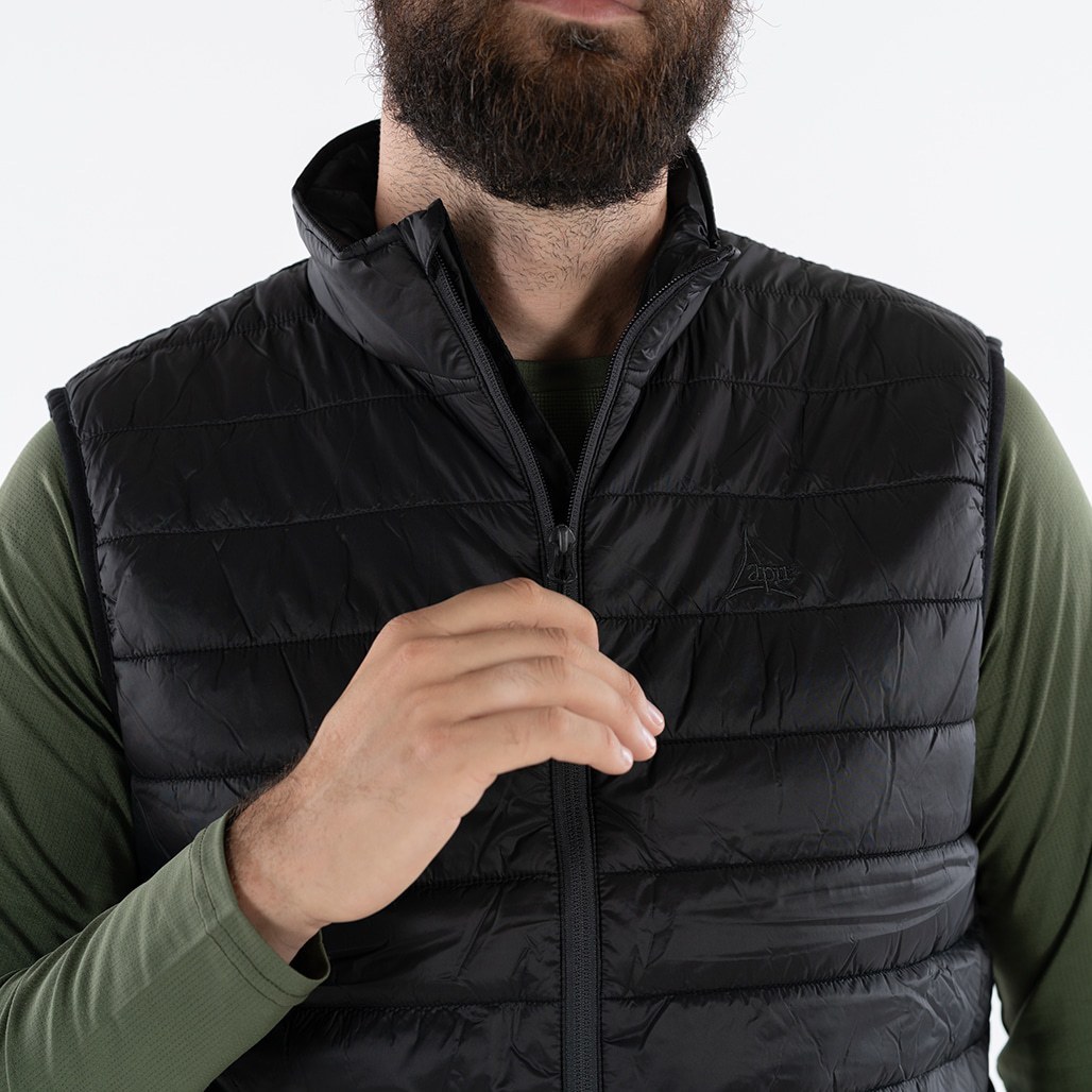 Apu Ανδρικό Αμάνικο Μπουφάν - Padded IDI - 80537 - Black - Image 7