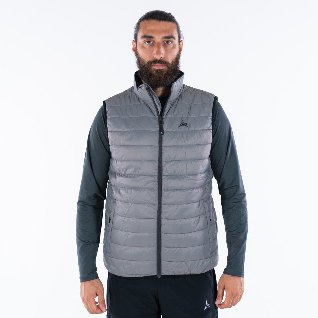 Apu Ανδρικό Αμάνικο Μπουφάν - Padded IDI - 80537 - Grey