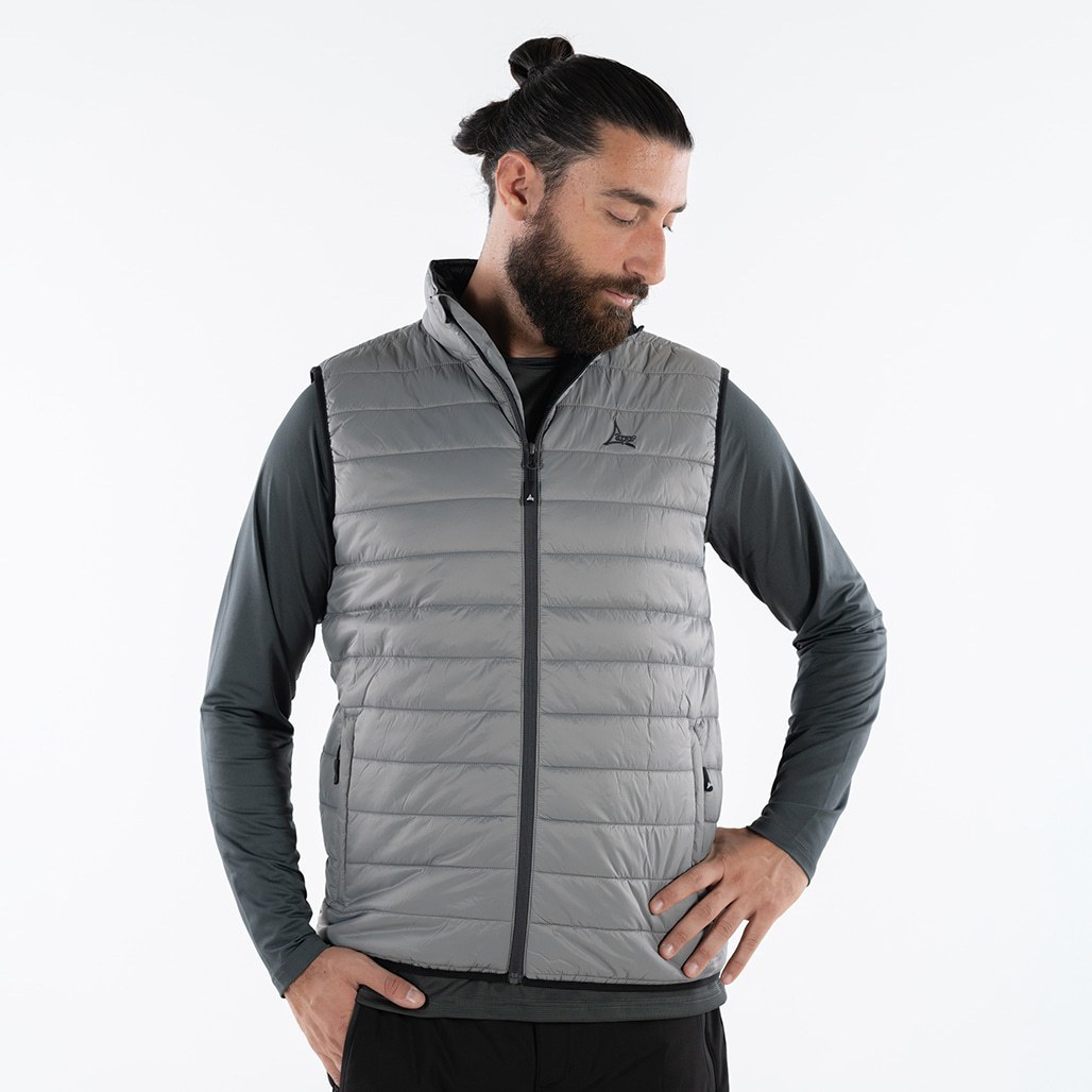 Apu Ανδρικό Αμάνικο Μπουφάν - Padded IDI - 80537 - Grey - Image 10