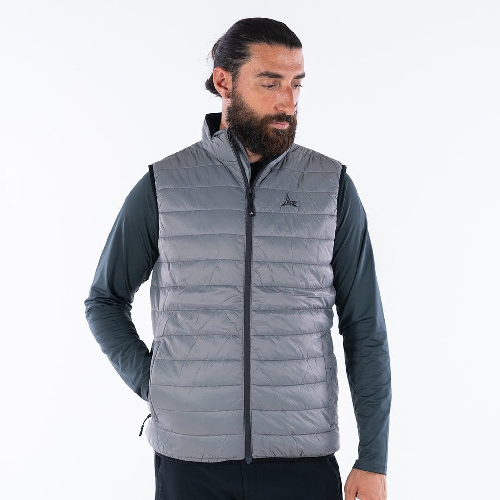 Apu Ανδρικό Αμάνικο Μπουφάν - Padded IDI - 80537 - Grey - Image 12