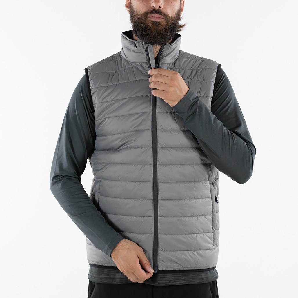 Apu Ανδρικό Αμάνικο Μπουφάν - Padded IDI - 80537 - Grey - Image 5