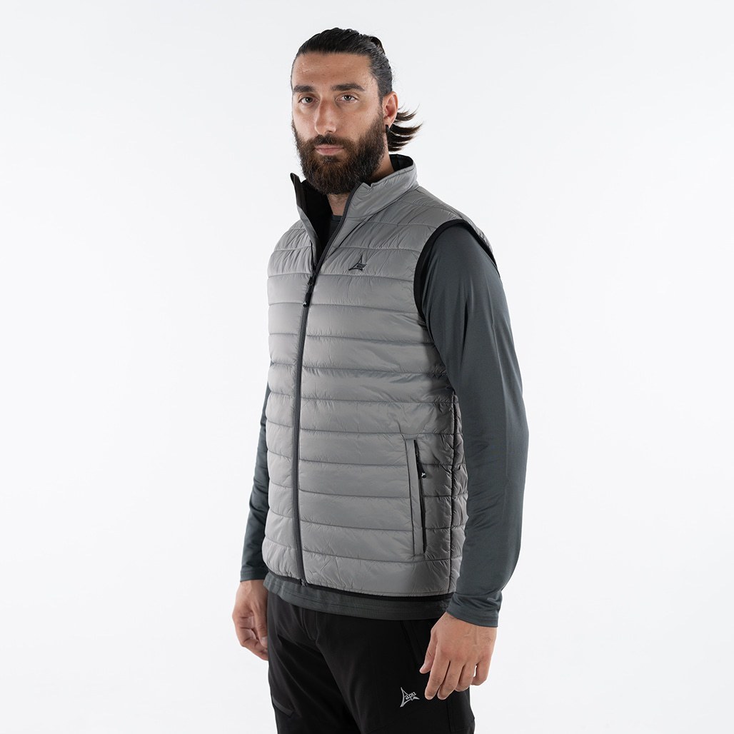 Apu Ανδρικό Αμάνικο Μπουφάν - Padded IDI - 80537 - Grey - Image 6