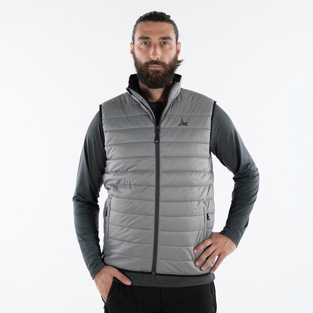 Apu Ανδρικό Αμάνικο Μπουφάν - Padded IDI - 80537 - Grey - Image 9