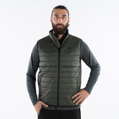 Apu Ανδρικό Αμάνικο Μπουφάν - Padded IDI - 80537 - Khaki