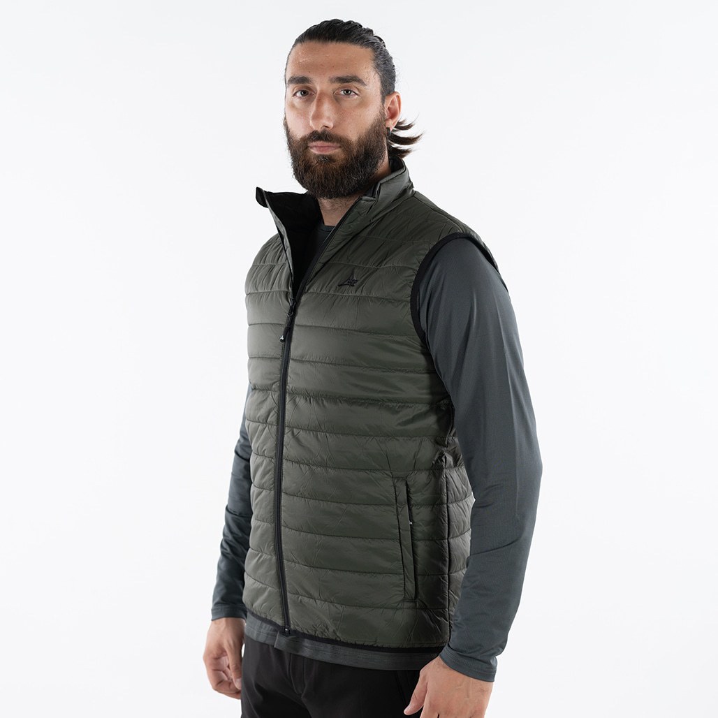 Apu Ανδρικό Αμάνικο Μπουφάν - Padded IDI - 80537 - Khaki - Image 3