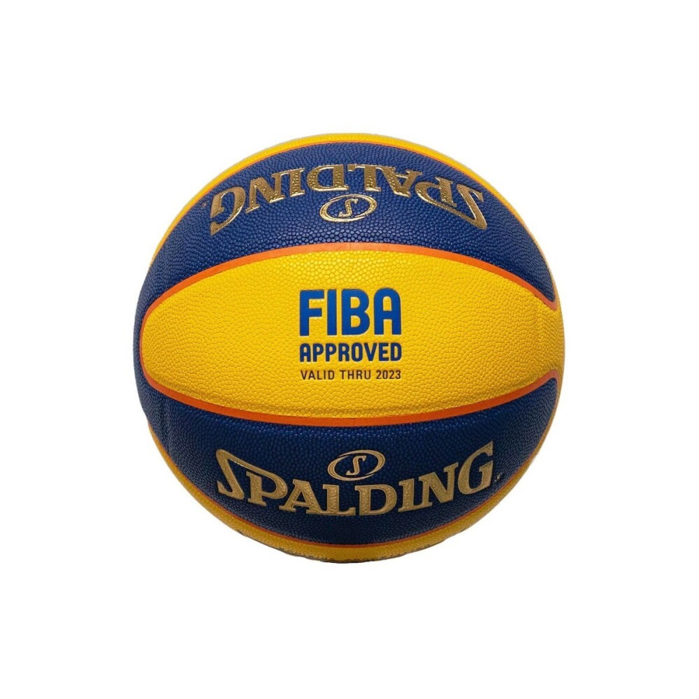 Spalding Μπάλα Μπάσκετ - 2021 TF-33 Gold-Yellow/Blue Size 6 - 84-352Z - Image 3