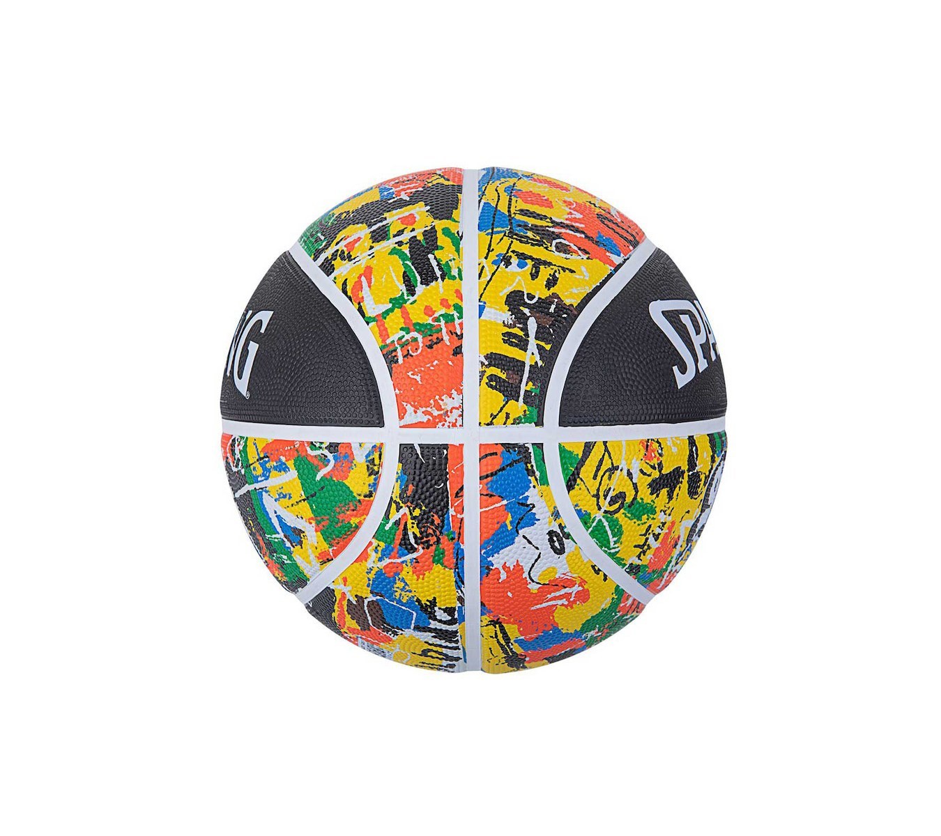 Spalding Μπάλα Μπάσκετ - Rainbow Graffiti Rubber Basketball Size 7 - 84-372Z1 - Image 2
