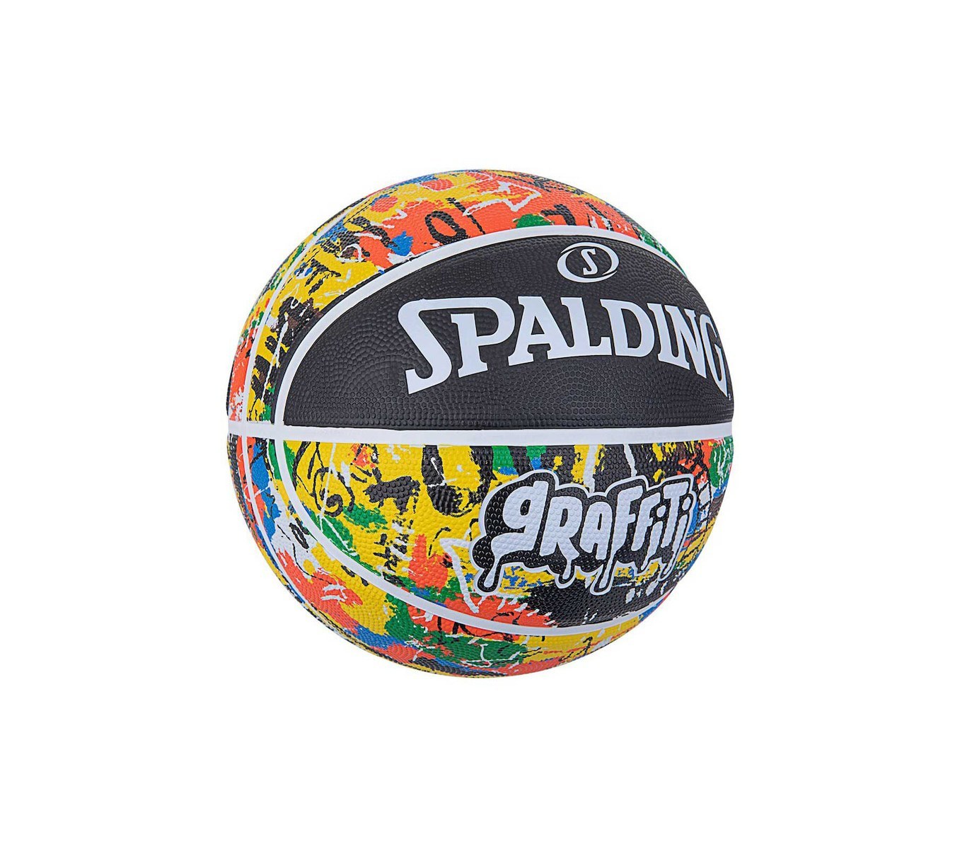 Spalding Μπάλα Μπάσκετ - Rainbow Graffiti Rubber Basketball Size 7 - 84-372Z1 - Image 3