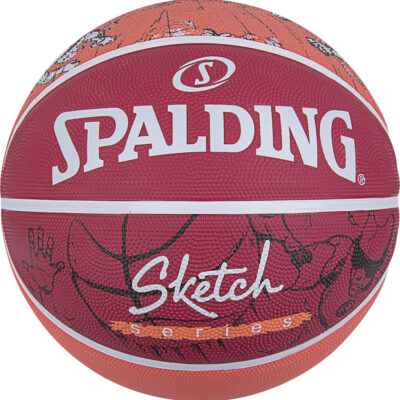 Spalding Μπάλα Μπάσκετ Sketch Dribble Size 7 - Rubber Basketball Outdoor - 84-381Z1
