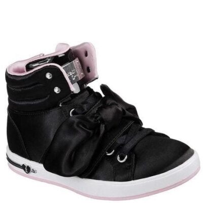 Skechers Παπούτσι Γιά Κορίτσι - Shoutouts - Bow N Bling 84356L-BKPK Black