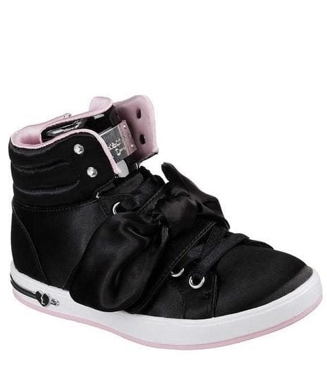 Skechers Παπούτσι Γιά Κορίτσι - Shoutouts - Bow N Bling 84356L-BKPK Black