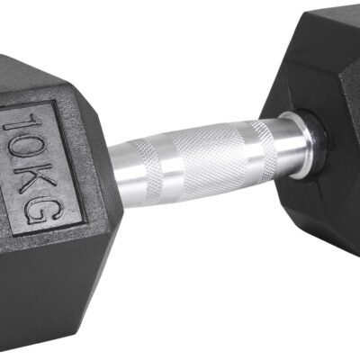 Amila Αλτήρας Εξάγωνος Rubber Cover Class A 10Kg - 84539-Black