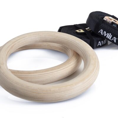 Amila Κρίκοι γυμναστικής WOOD Gymnastics Rings - 84762