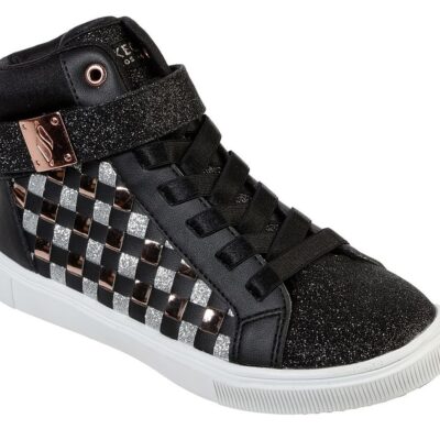 Skechers Μποτάκι Γιά Κορίτσι -Shoutouts Glitz   84779L-BKRG Black