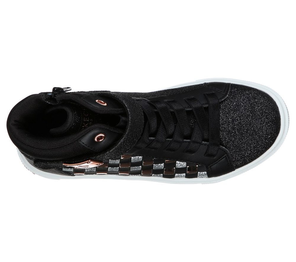 Skechers Μποτάκι Γιά Κορίτσι -Shoutouts Glitz 84779L-BKRG Black - Image 4