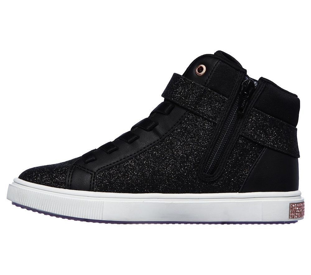 Skechers Μποτάκι Γιά Κορίτσι -Shoutouts Glitz 84779L-BKRG Black - Image 2