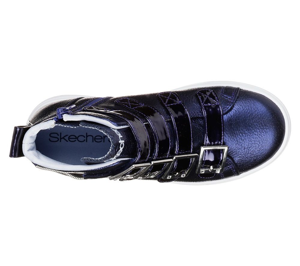 Skechers Μποτάκι Γιά Κορίτσι -Shoutouts 2.0 - Metallic Magic 84797L-NVY PEWTER - Image 2