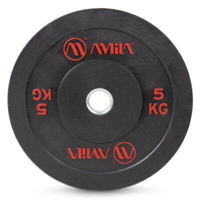 Amila Δίσκος Black R Bumper Slim 50mm 5Kg - 84831