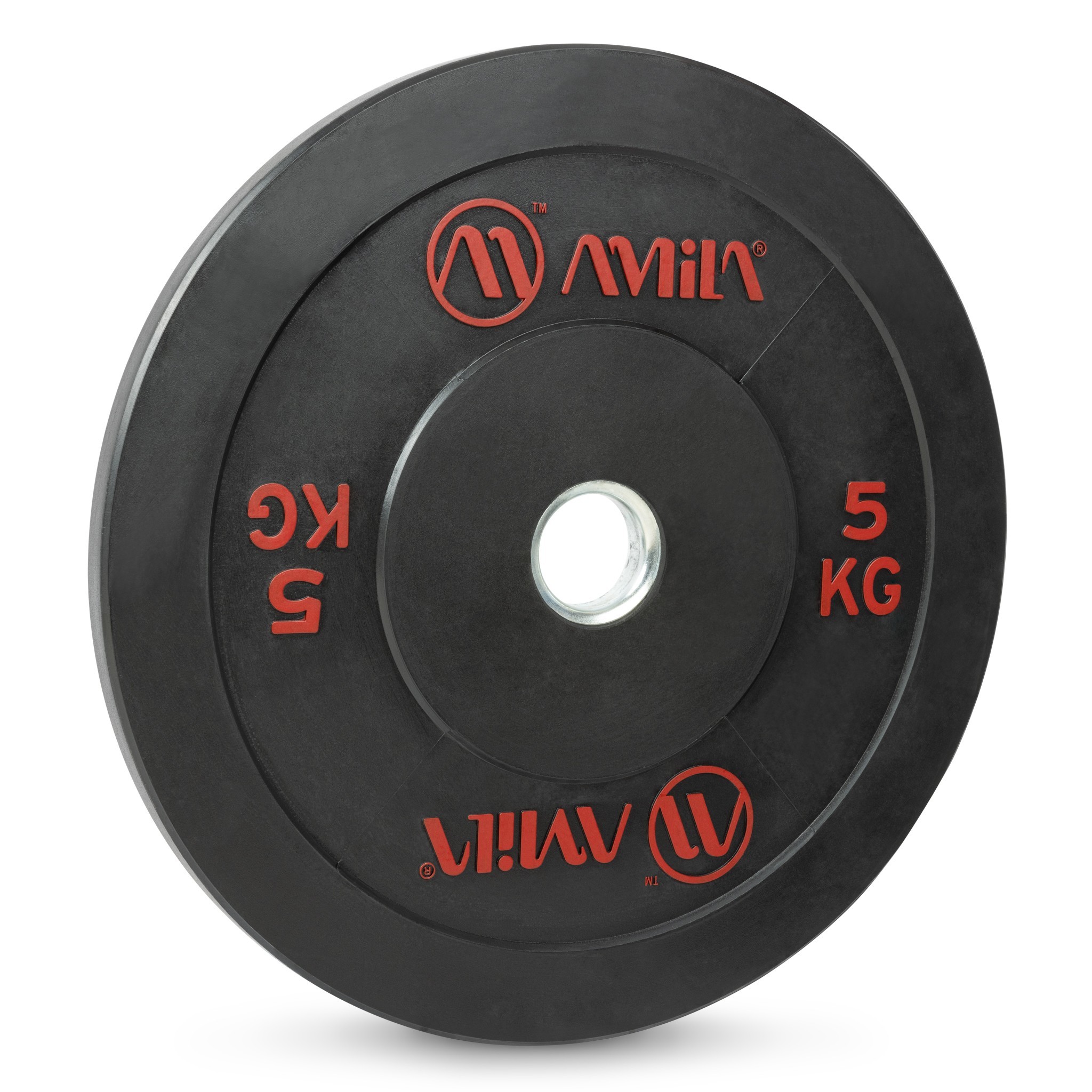 Amila Δίσκος Black R Bumper Slim 50mm 5Kg - 84831 - Image 2