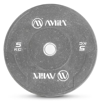 Amila Δίσκος Color Bumper Plate Slim 50 mm 5 kg - 84846 - Grey