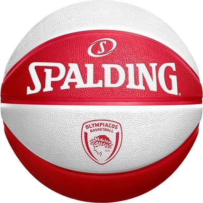 Spalding Μπάλα Μπάσκετ - OLYMPIACOS EUROLEAGUE TEAM BASKETBALL Size 7 Rubber - 85-302Z