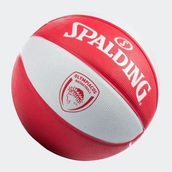 Spalding Μπάλα Μπάσκετ - OLYMPIACOS EUROLEAGUE TEAM BASKETBALL Size 7 Rubber - 85-302Z - Image 2