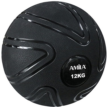 Amila Μπάλα Slam Ball 12Kg - Black - 90808