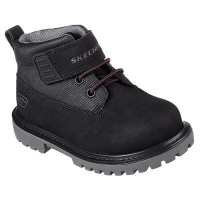 Skechers Μποτάκι για Αγόρι - Mecca - Black - 93165N-BLK