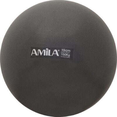 Amila Μπάλα Pilates 19cm, Μαύρη, σε κουτί - 95802