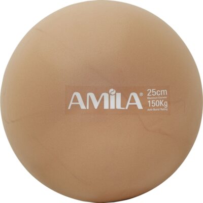 Amila Μπάλα Pilates 25cm, Χρυσή, σε κουτί - 95815